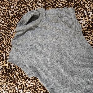 Cowlneck sweater dress